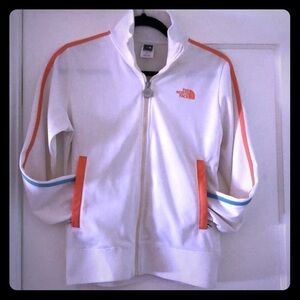 The North Face fleece lined tracksuit jacket.
